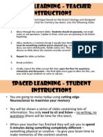 Spaced Learning Session 3 Nutrition Enzymes and Breathing