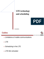 LTE and Scheduling