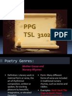 Slides On Types of Poems and Poetic Devices