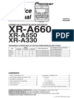 XR-A550 XR-A330: Stereo CD Cassette Deck Receiver