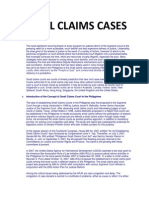 Small Claims Cases Report