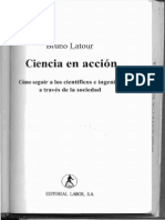 Ciencia en Acción, Bruno Latour