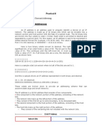 Classification of IP Addressing