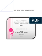 Gestion Documental - Ciclo Vital Del Documento PDF