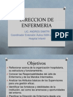 Direccion de Enfermeria - Charla Dimitri