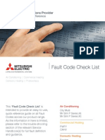 Mitsubishi Elec Fault Codes