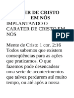 CARÁTER DE CRISTO EM NÓS Moises PDF