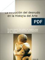 Evolución Del Desnudo en El Arte