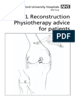 ACL Reconstruction Physiotherapy