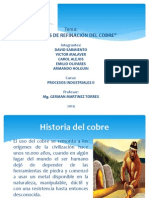 Proceso de Refinación Del Cobre