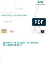 Service Tax - Negative List