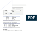 BMI Calculator