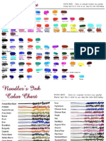 Pen Ink Color Charts