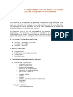 Aspectos Legales Relacionados Con Las Buenas Prácticas de Manufactura para La Manipulación de Alimentos