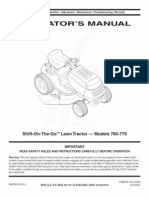 MTD Yardman Lawn Tractor Manual