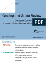 GCE A Level Grading Structure