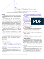 ASTM E2700 09 Standard Practice For Contact Ultrasonic Testing of Welds Using Phased Arrays