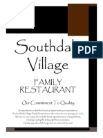 Southdale Village - Restaurant Menu 032614