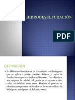 HIDRODESULFURACIÓN