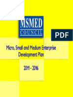 MSMED Plan 2011-2016 (Final)