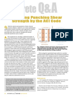 Two Way Slab Punching Shear Check