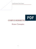 CORPUS HERMETICUM Hermes Trismegistos Spanish