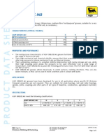 Characteristics (Typical Figures) Agip Grease Mu 0 1 2 3 NLGI Consistency 0 1 2 3