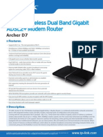 Archer D7 V1 Datasheet