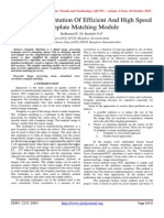 FPGA Implementation of Efficient and High Speed Template Matching Module