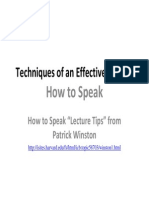 Techniques of An Effective Lecture Dr. Eman