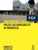 Indonesia: Unfinished Business: Police Accountability in Indonesia