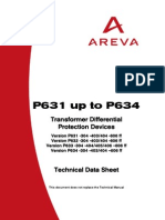 P631 Up To P634: Transformer Differential Protection Devices