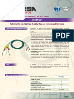 MININEL - Fulminante No Eléctrico de Retardo para Minería Subterránea