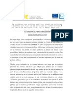 La Enseñanza Como Problema político.M.Torres