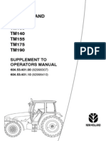 Руководство оператора трактора TM120 -TM190