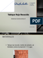 Tabique Rojo Recocido