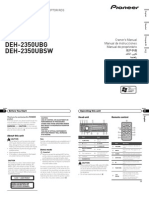 Operating Manual (Deh-2350ub) - Eng - Esp - Por