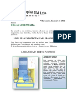 Cotizacion Dinaplast Linea Manual