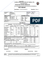 400kV CGL Bus Reactor Oil Report