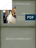 Resalto Hidraulico