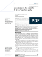 Adiponectin Concentration in The Orbital Fat of Patients With Graves' Ophthalmopathy