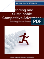 Avinash Kapoor Branding and Sustainable Competitive Advantage Building Virtual Presence 2011