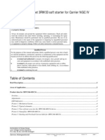 Technical Data Sheet 3RW33 Soft Starter For Carrier NGC IV: Danger