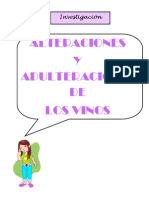 Alteraciones y Adulteraciones Del Vinio