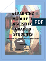 Ramirez Jerome A Module in English For Grade 8 Students