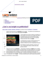 ¿Qué Es Un Insight en Publicidad