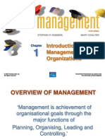 Introduction To Management and Organizations: Stephen P. Robbins Mary Coulter