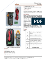 Analog Technologies: MS2108 Clamp Meter