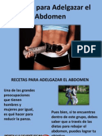 Recetas para Adelgazar El Abdomen