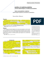 1 La Genética y La Medicina Predictiva - Implicaciones Epistemológicas y Consideraciones Bioéticas SUBYADO